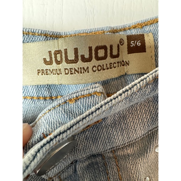 Jou Jou denim rhinestone short shorts‎ - Picture 3 of 6